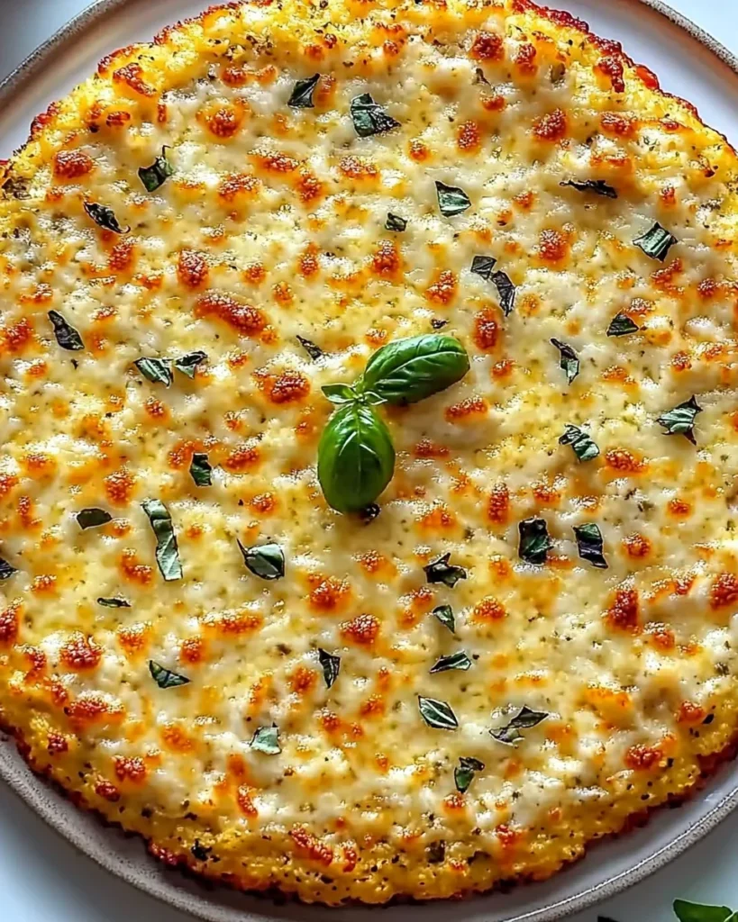 Crispy Cauliflower Pizza Crust (Easy and Low-Carb)