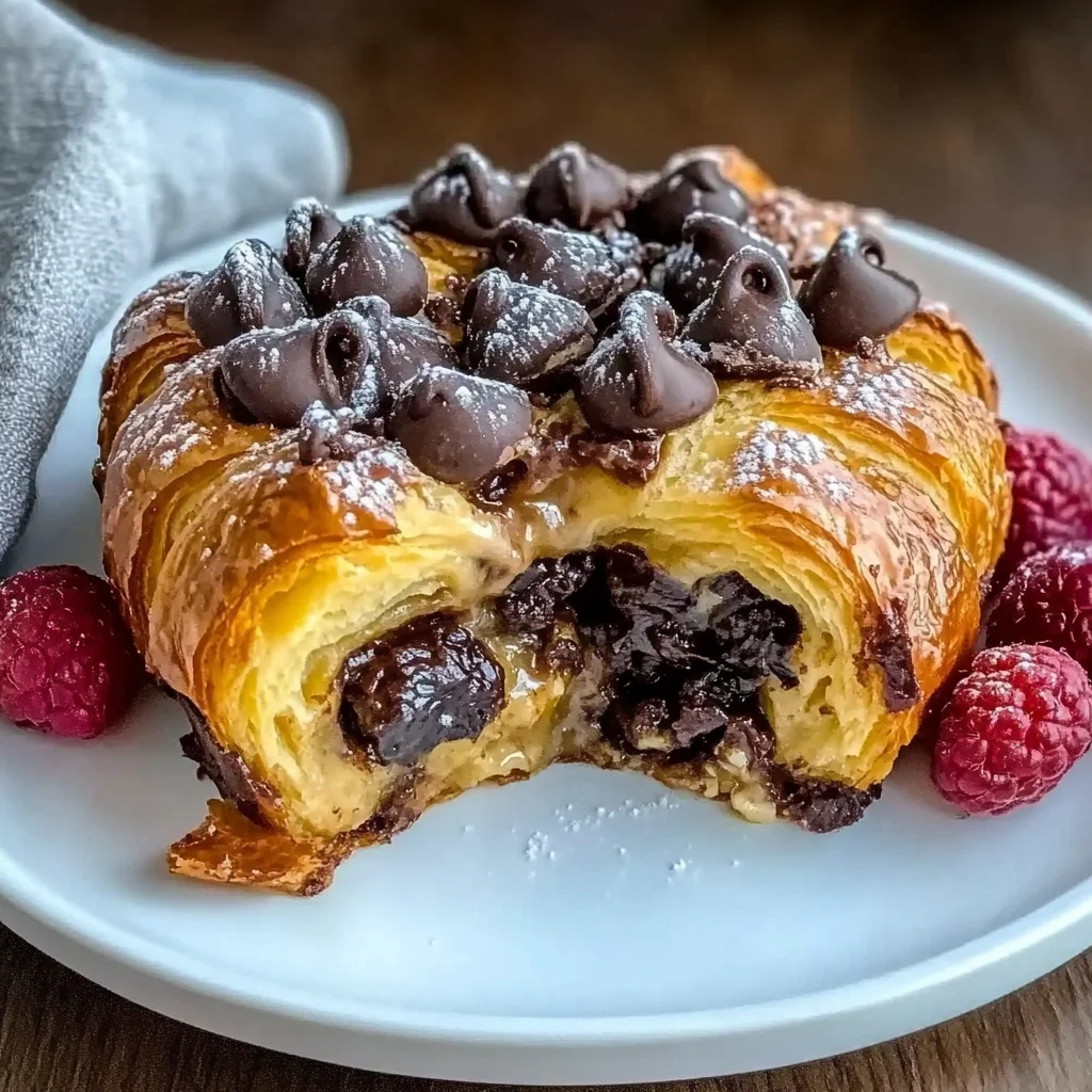 Decadent Chocolate Croissant Breakfast Bake