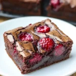 Decadent Raspberry Swirl Brownies