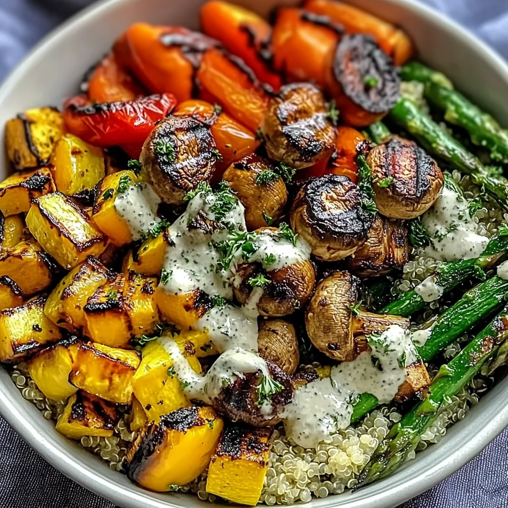 Grilled Veggie Bowl with Quinoa