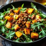 Honey-Cinnamon Pumpkin Lentil Salad