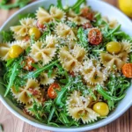 Lemon Arugula Pasta Salad