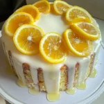 Lemon Cream Cheese Pound Cake with Candied Lemons