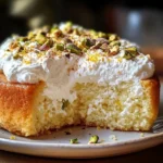 Lemon Pistachio Ricotta Cloud Cake