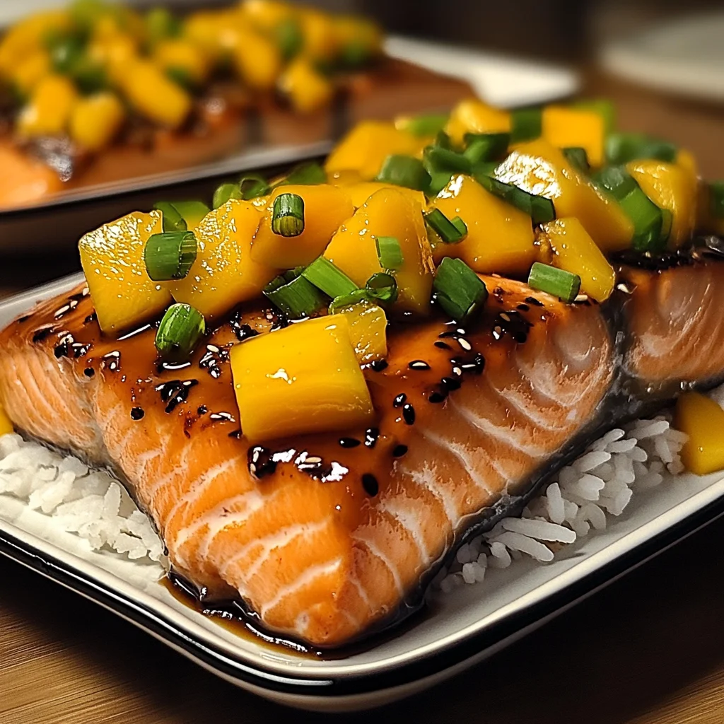 Mango Teriyaki Salmon