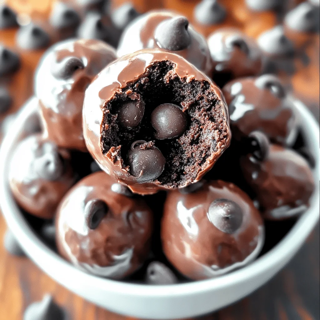 No-Bake Cottage Cheese Brownie Batter Protein Bites