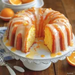 Orange Velvet Pound Cake