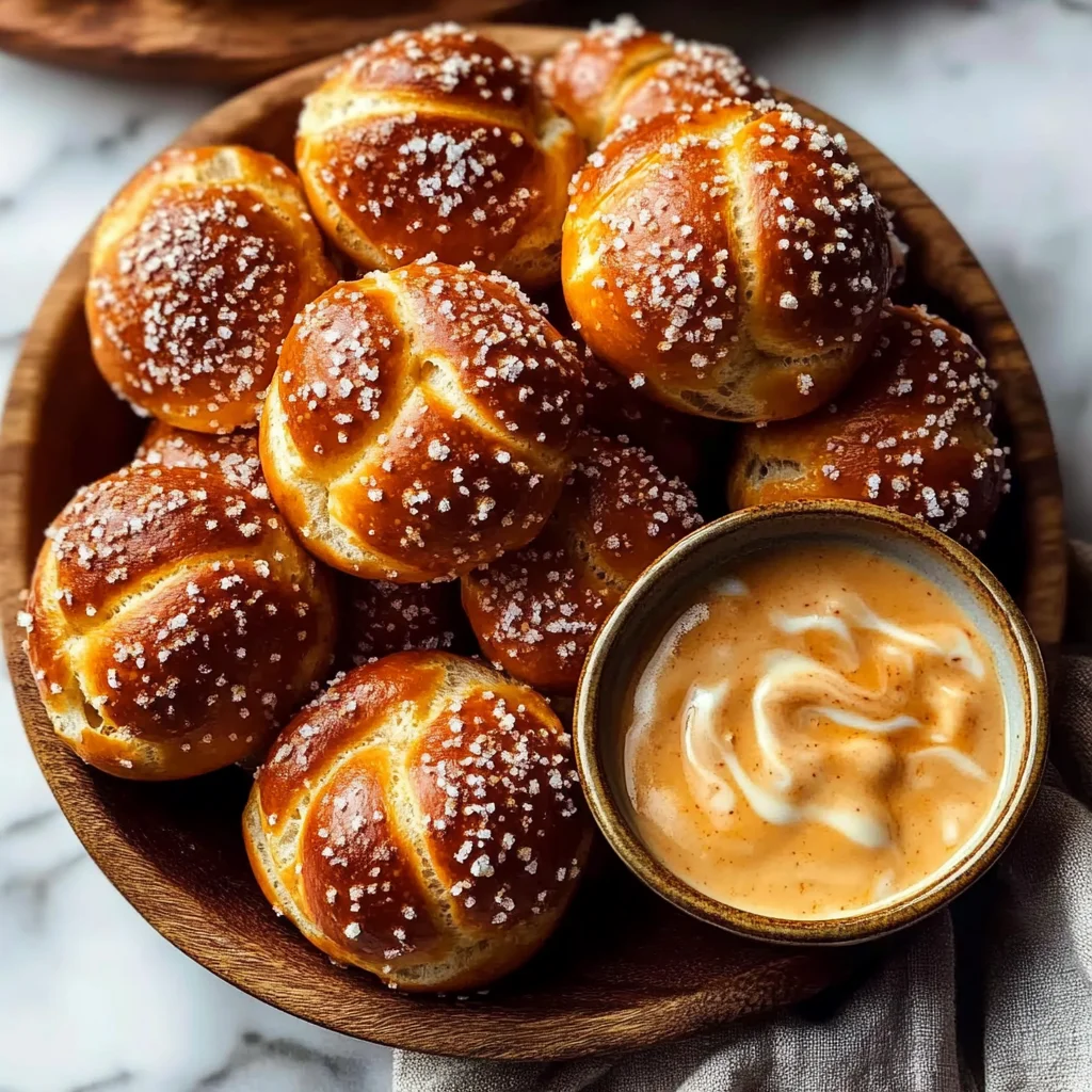 Pretzel Bites with Cheese