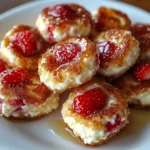 Strawberry Cottage Cheese Bites