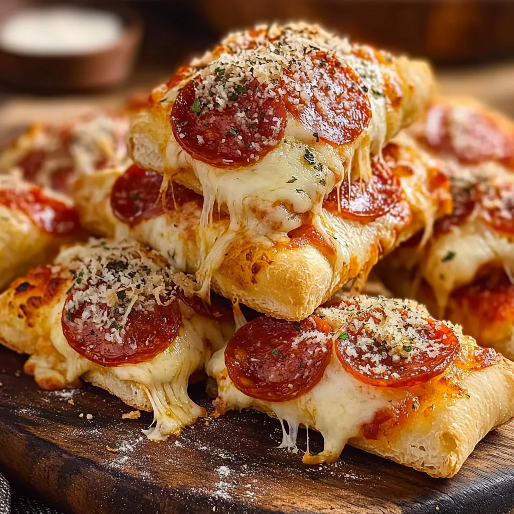 Stuffed Crust Pizza Snacks