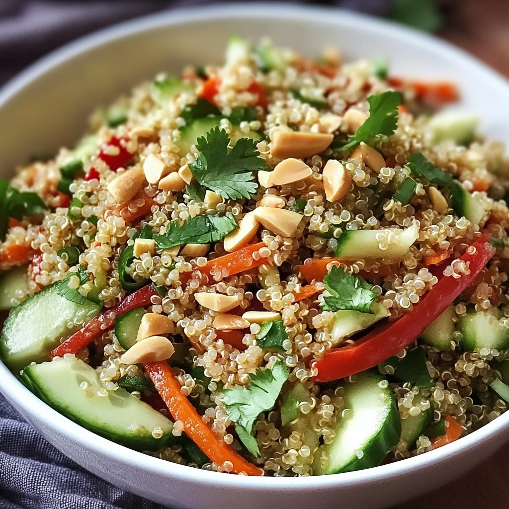 Thai Quinoa Crunch Salad: A Refreshing Healthy Delight!