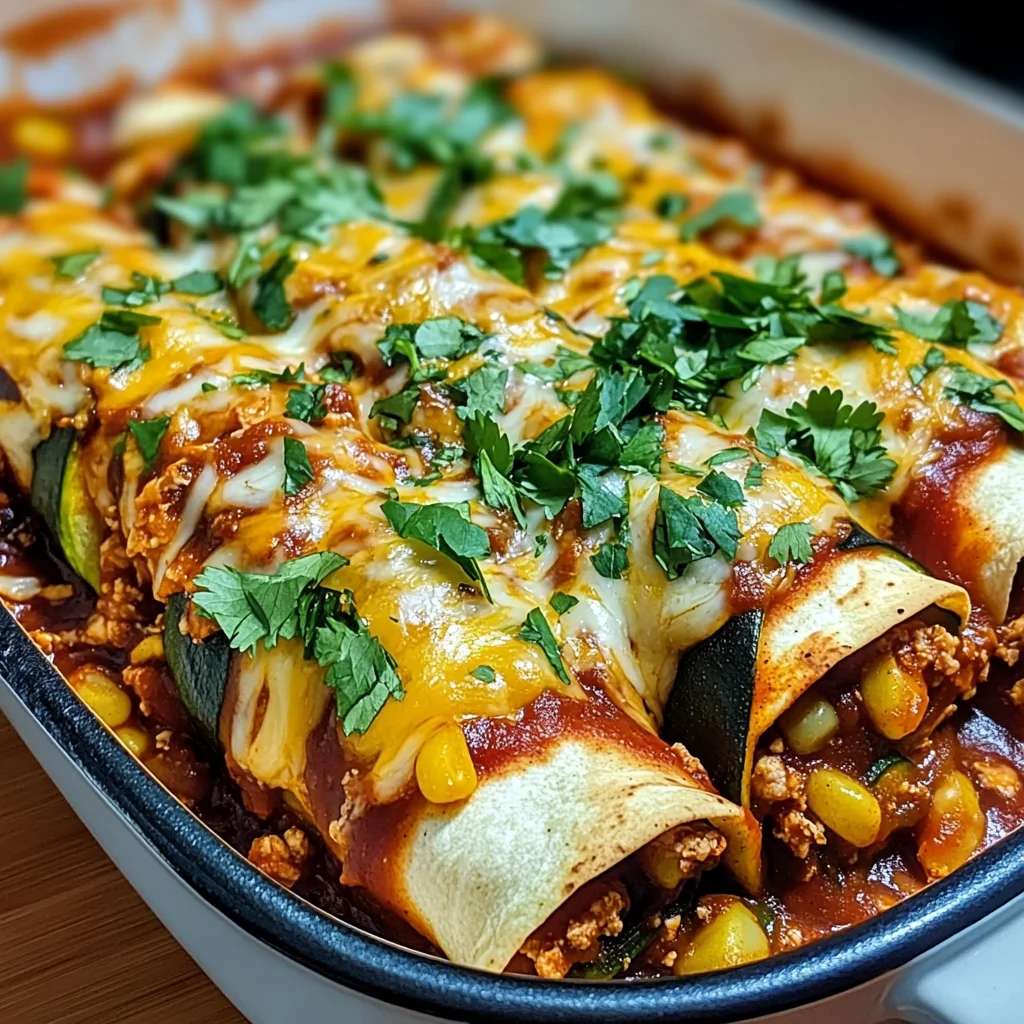 Zucchini Enchiladas