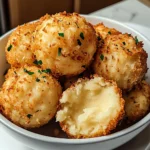 Air Fryer Cheesy Mashed Potato Balls