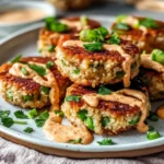 Asian Tuna Cakes with Spicy Mayo