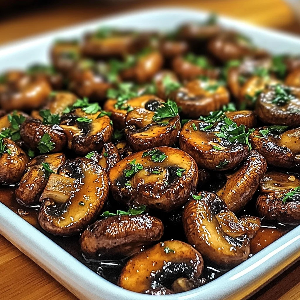 Balsamic Roasted Mushrooms