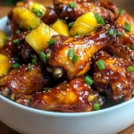 Brown Sugar Pineapple Wings