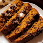 Chocolate Chip Pumpkin Bread with Brown Butter
