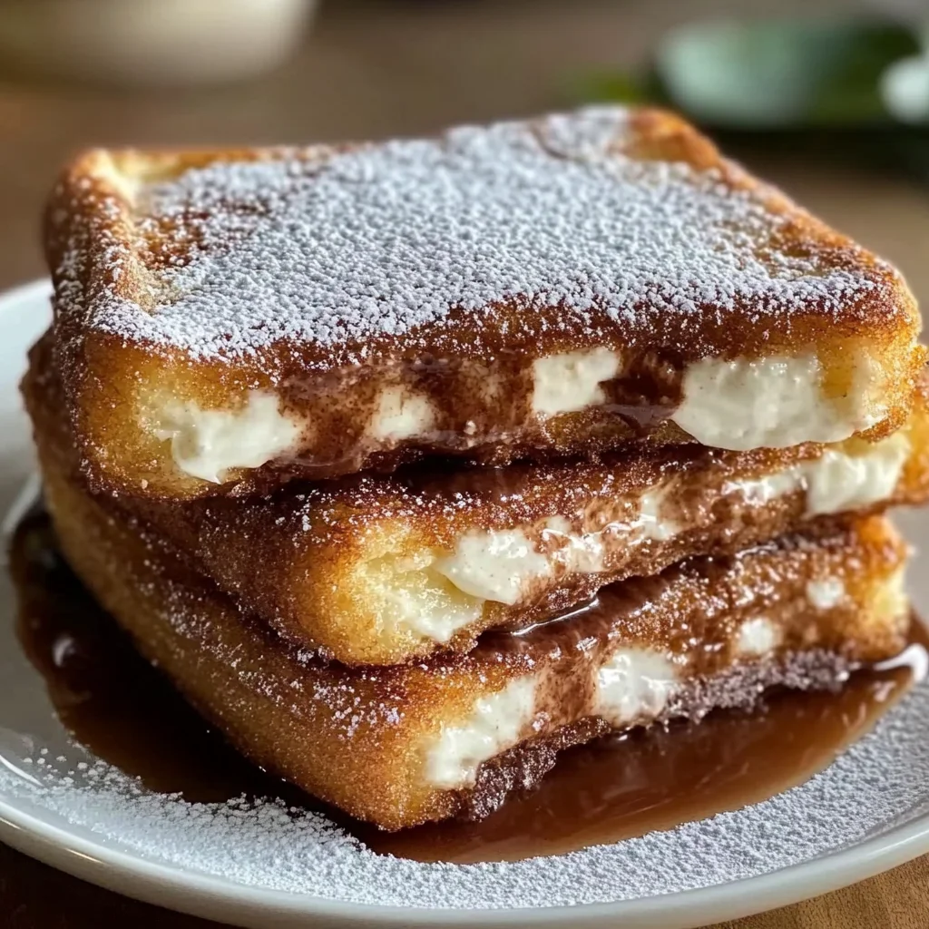 Churro Stuffed French Toast