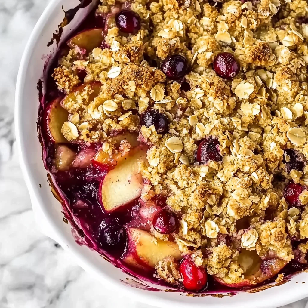 Cranberry Apple Crisp
