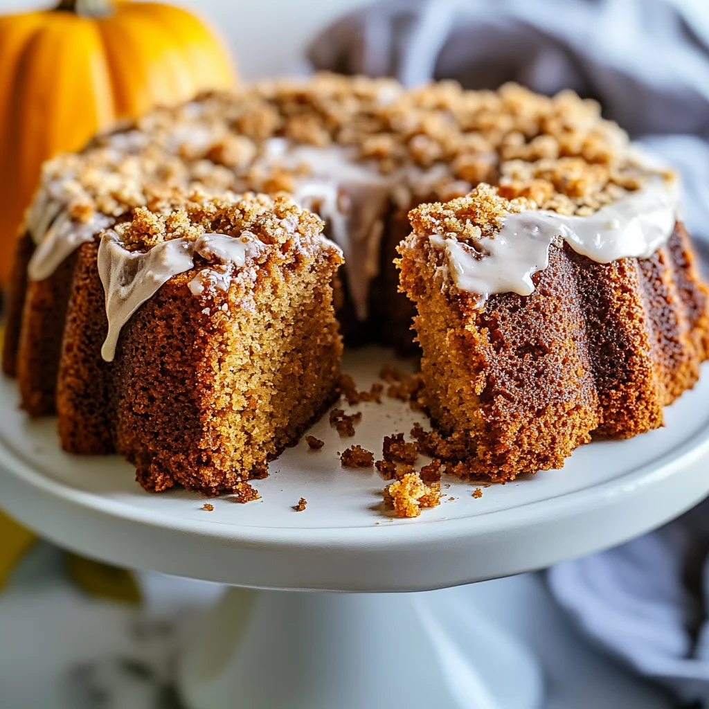 Easy Pumpkin Spice Coffee Cake