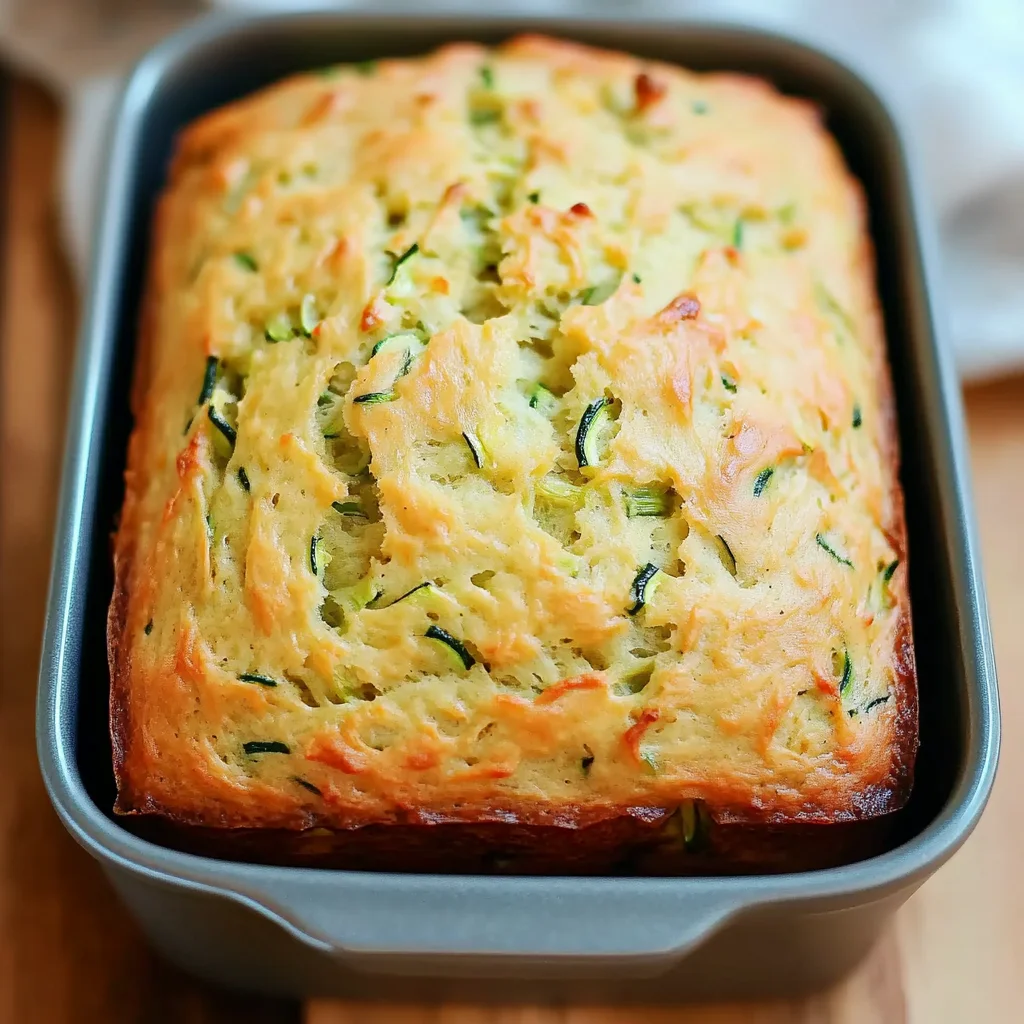 Green Onion Zucchini Cheddar Quick Bread