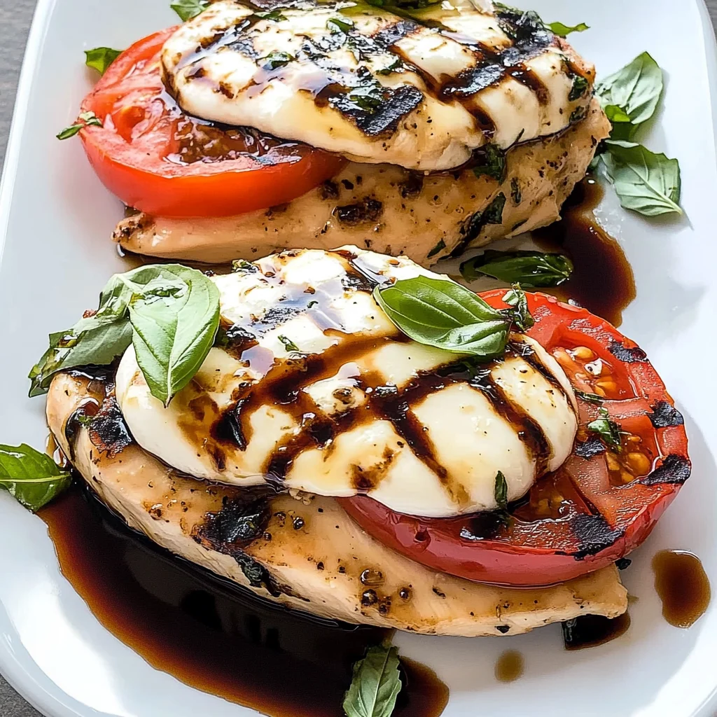 Grilled Chicken Caprese