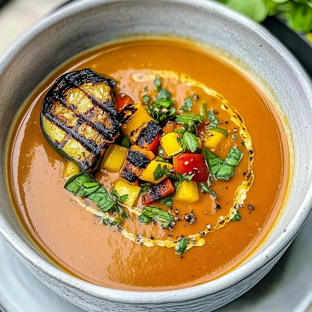 Grilled Vegetable Soup