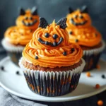Halloween Pumpkin Cupcakes