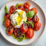 Juicy Roasted Tomatoes with Burrata