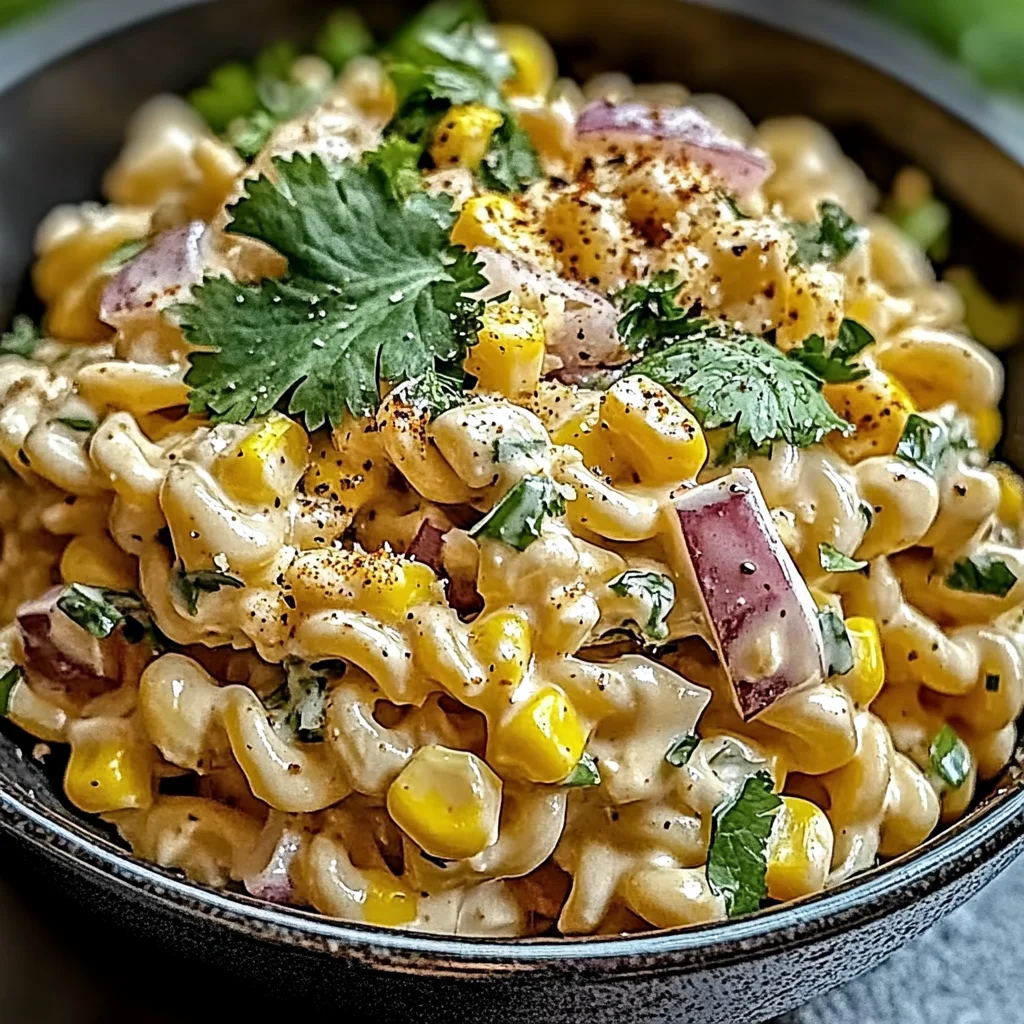 Mexican Street Corn Pasta Salad is a must-try dish!