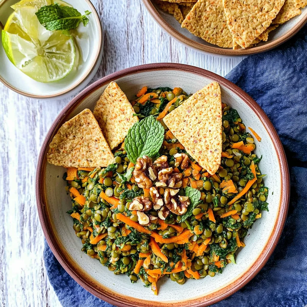 Moroccan Lentil Carrot Salad (Vegan)
