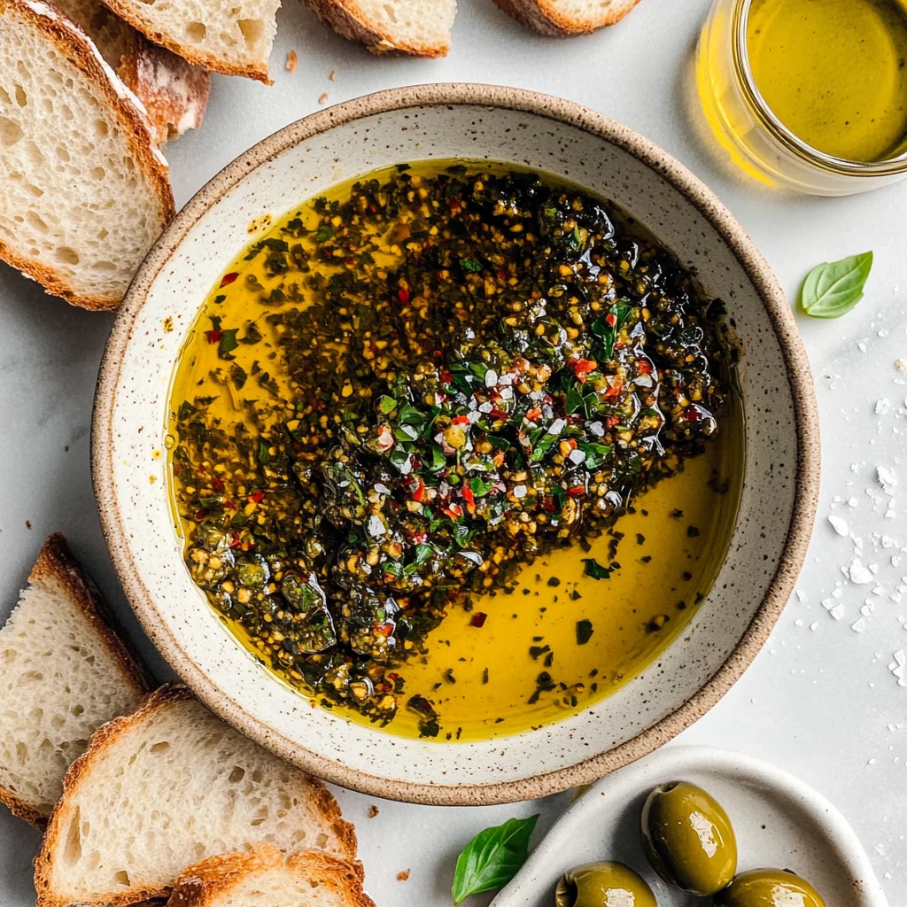 Olive Oil and Balsamic Vinegar Bread Dip