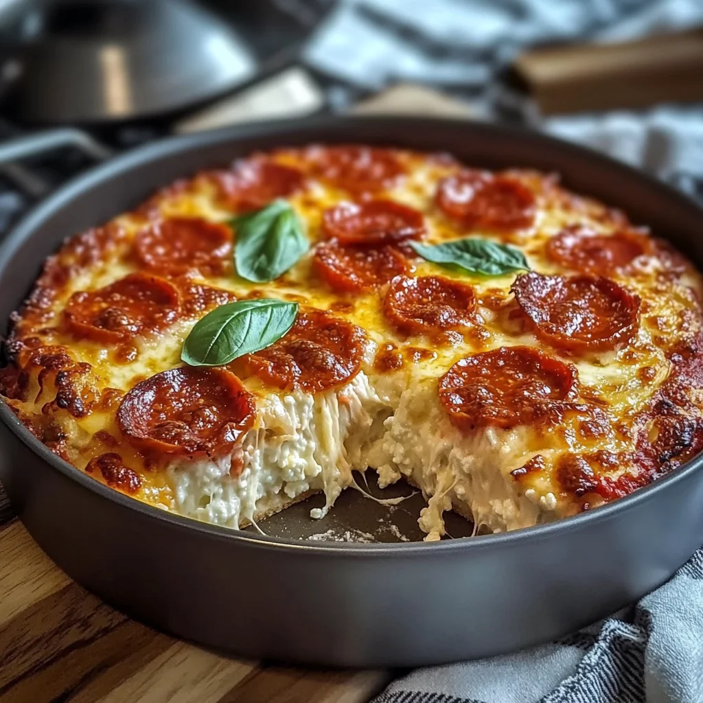 Pizza Style Cottage Cheese Bake