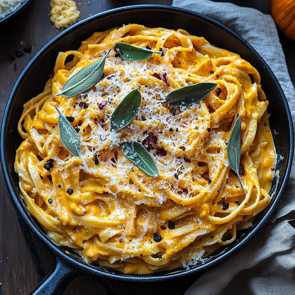 Pumpkin Alfredo Pasta – Creamy Fall Comfort