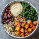 Quinoa Harvest Bowl with Sweet Potato & Kale