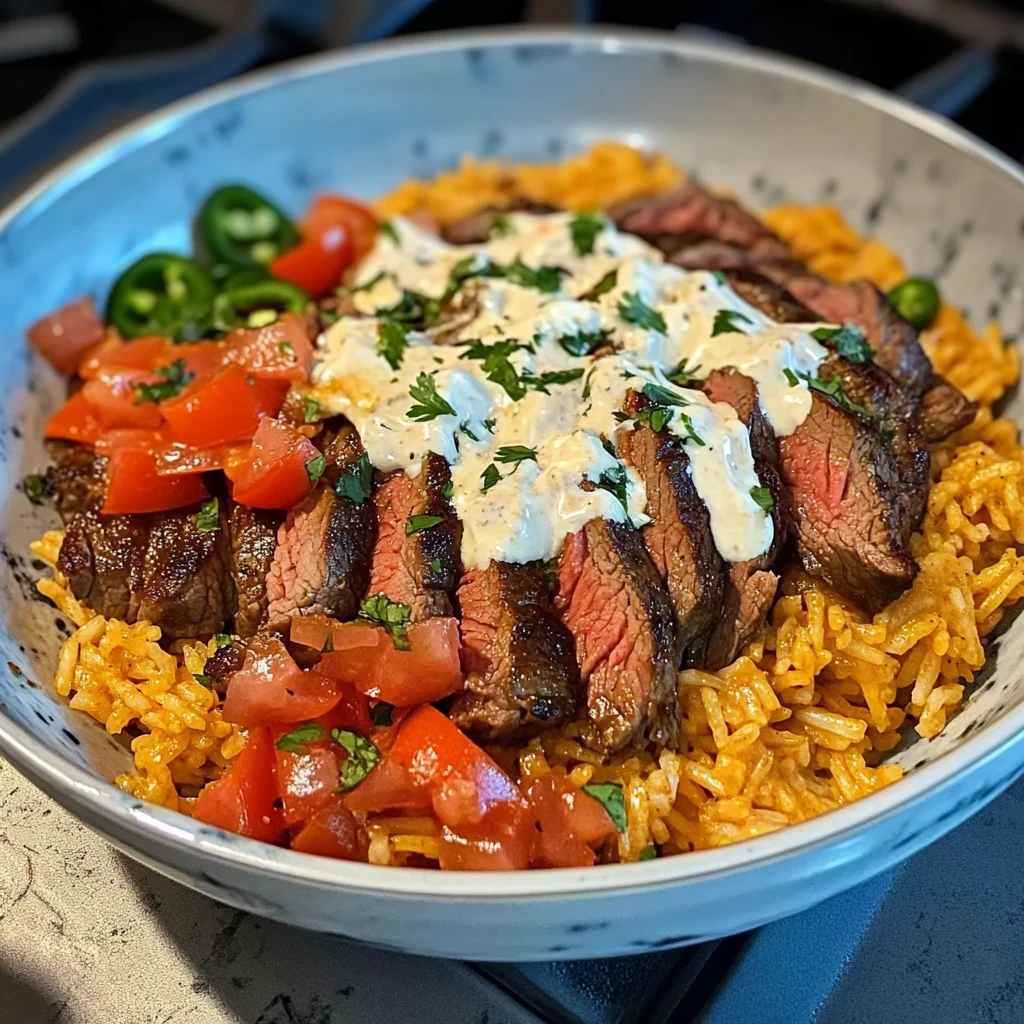 Steak Queso Rice : A Flavorful Recipe