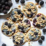 Streusel Blackberry Cookies