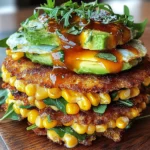 Sweet Corn Fritter Breakfast Sandwiches
