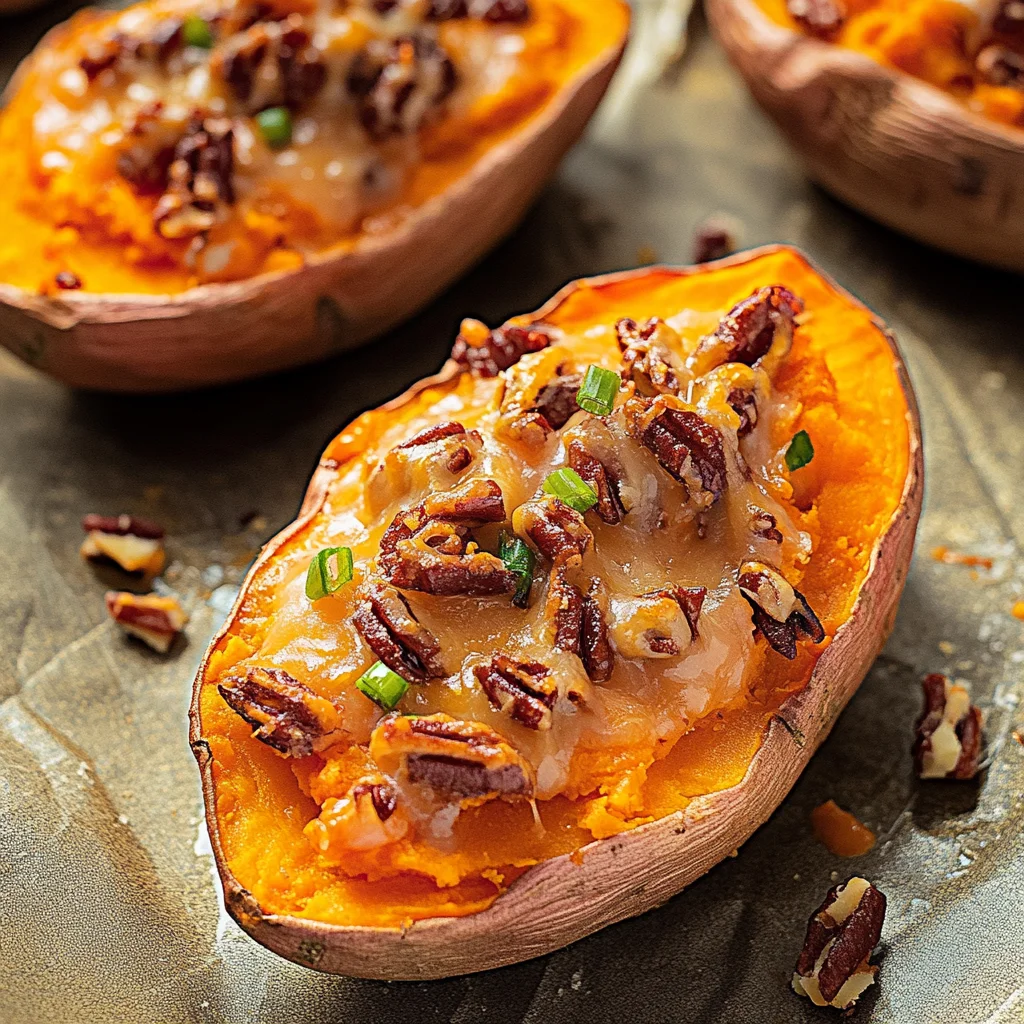 Twice Baked Sweet Potatoes
