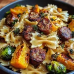 Autumn Sausage Pasta Squash