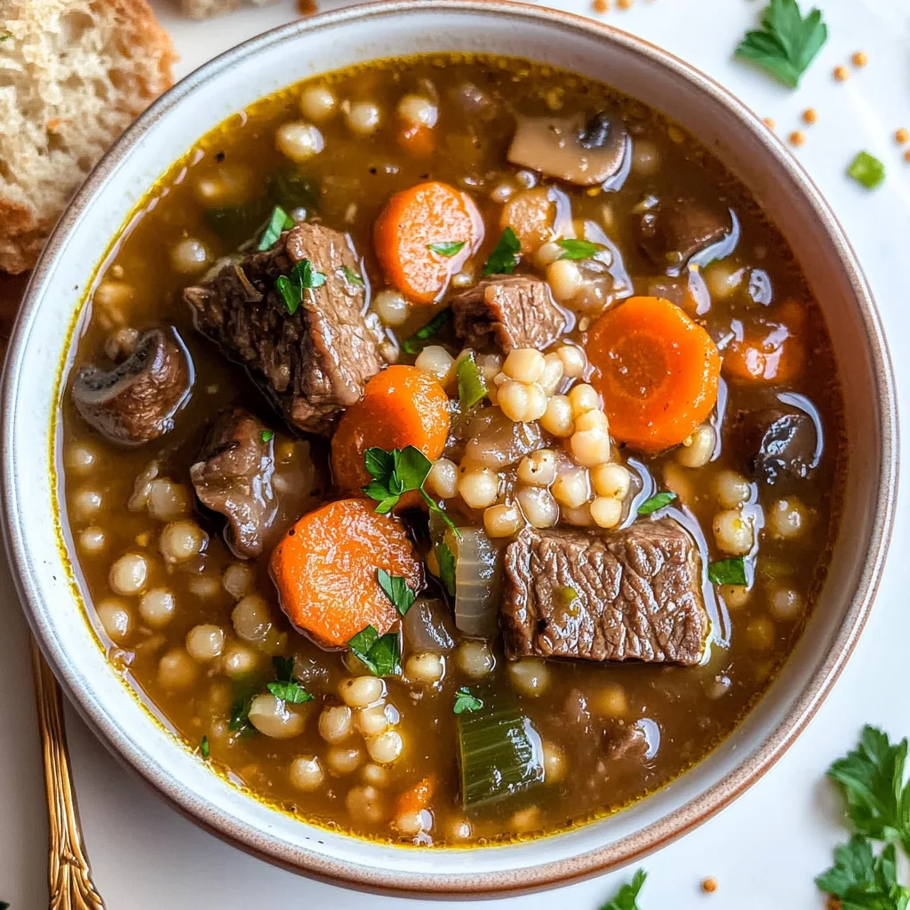 Beef Barley Soup