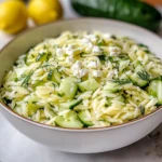 Best Cucumber Lemon Orzo Salad