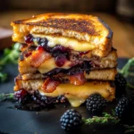 Blackberry Turkey Bacon Grilled Cheese