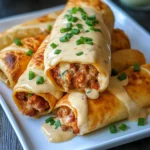 Boudin Chimichangas with Crawfish Cream Sauce: A Must-Try!