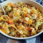 Cabbage Roll Skillet (Easy Keto Ground Beef Dinner Recipe)