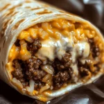 Cheesy Beef Taco Burritos