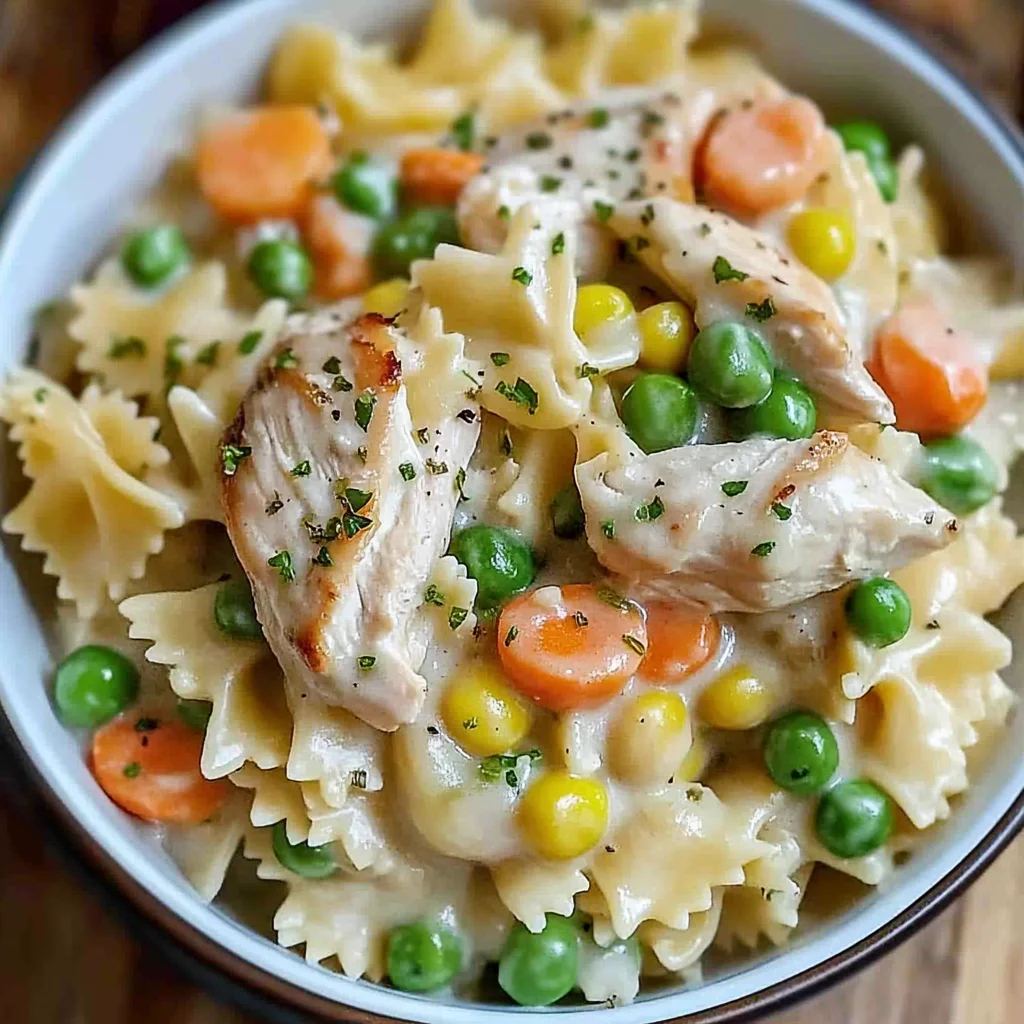 Chicken Pot Pie Pasta Recipe