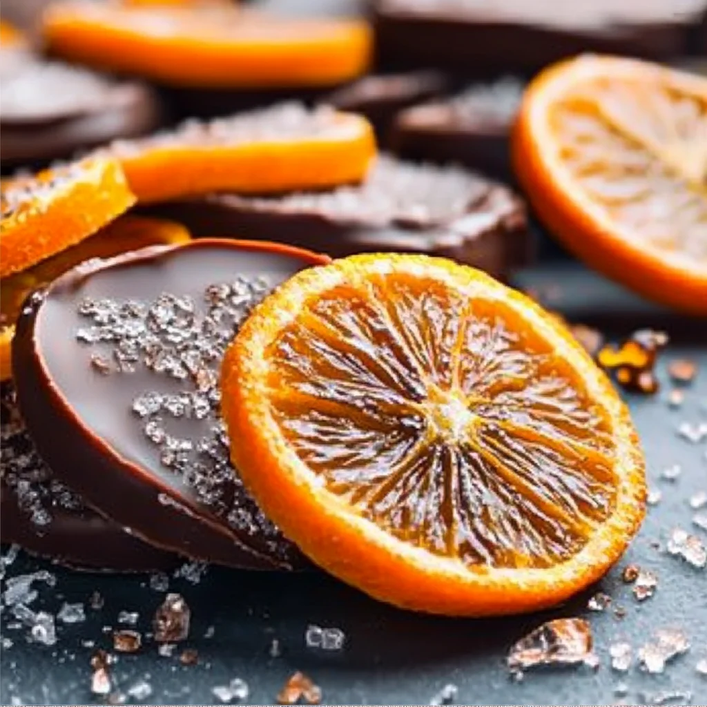 Chocolate-Dipped Candied Oranges