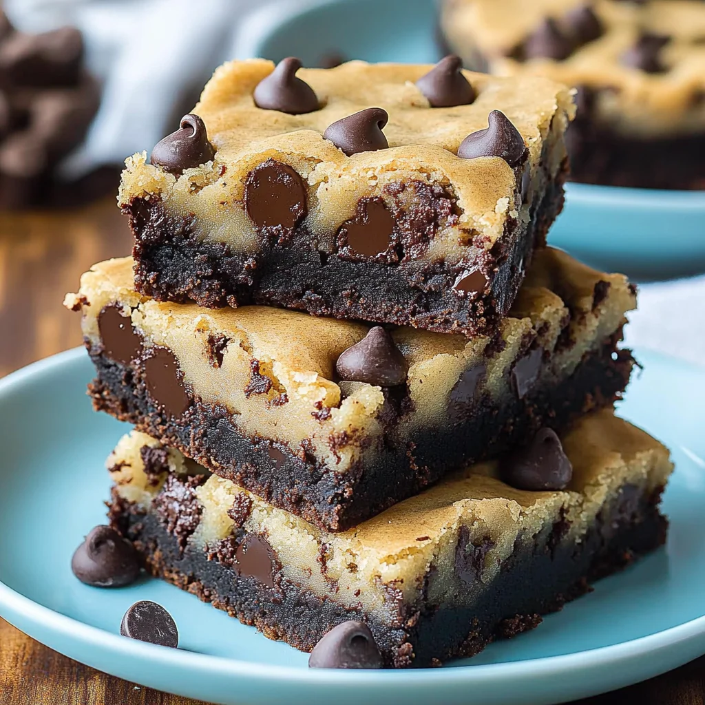 Chocolate Chip Cookie Brownies Recipe