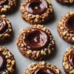 Chocolate Hazelnut Thumbprint Cookies Recipe
